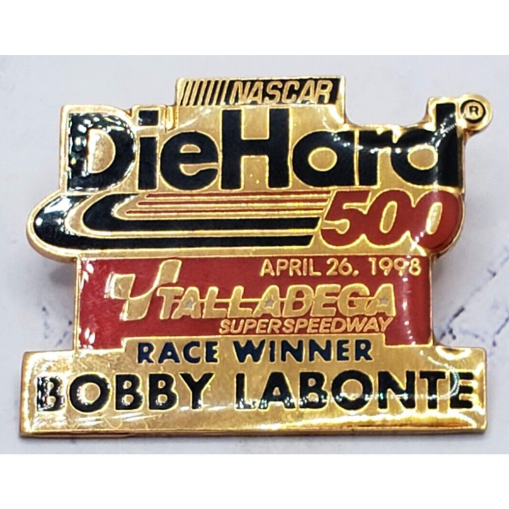 Bobby Labonte Diehard 500 Talladega Race Winner NASCAR Hat Lapel Pin